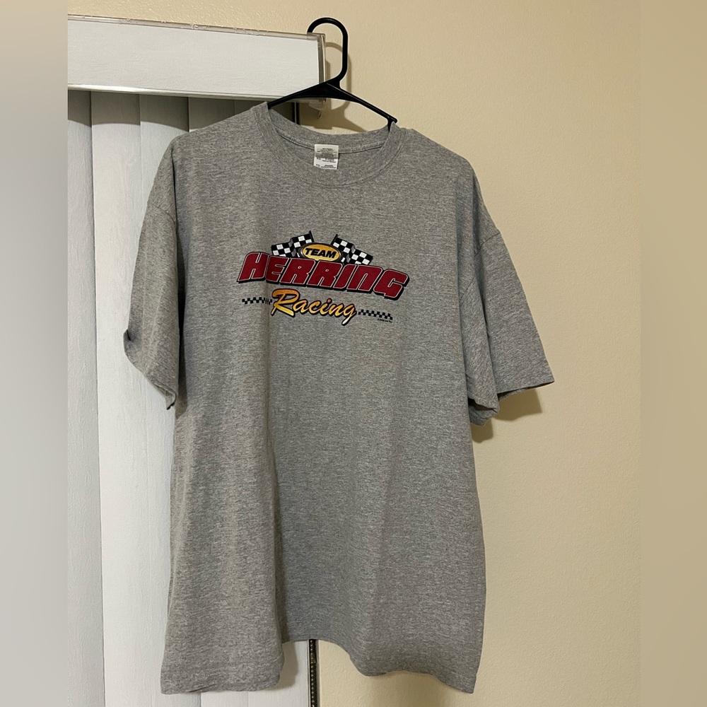 Gray Team Herring Racing T-Shirt